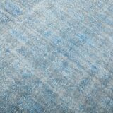 7x11 Turkish Light Blue Camouflage Pattern Vintage Rug, 223x329Cm