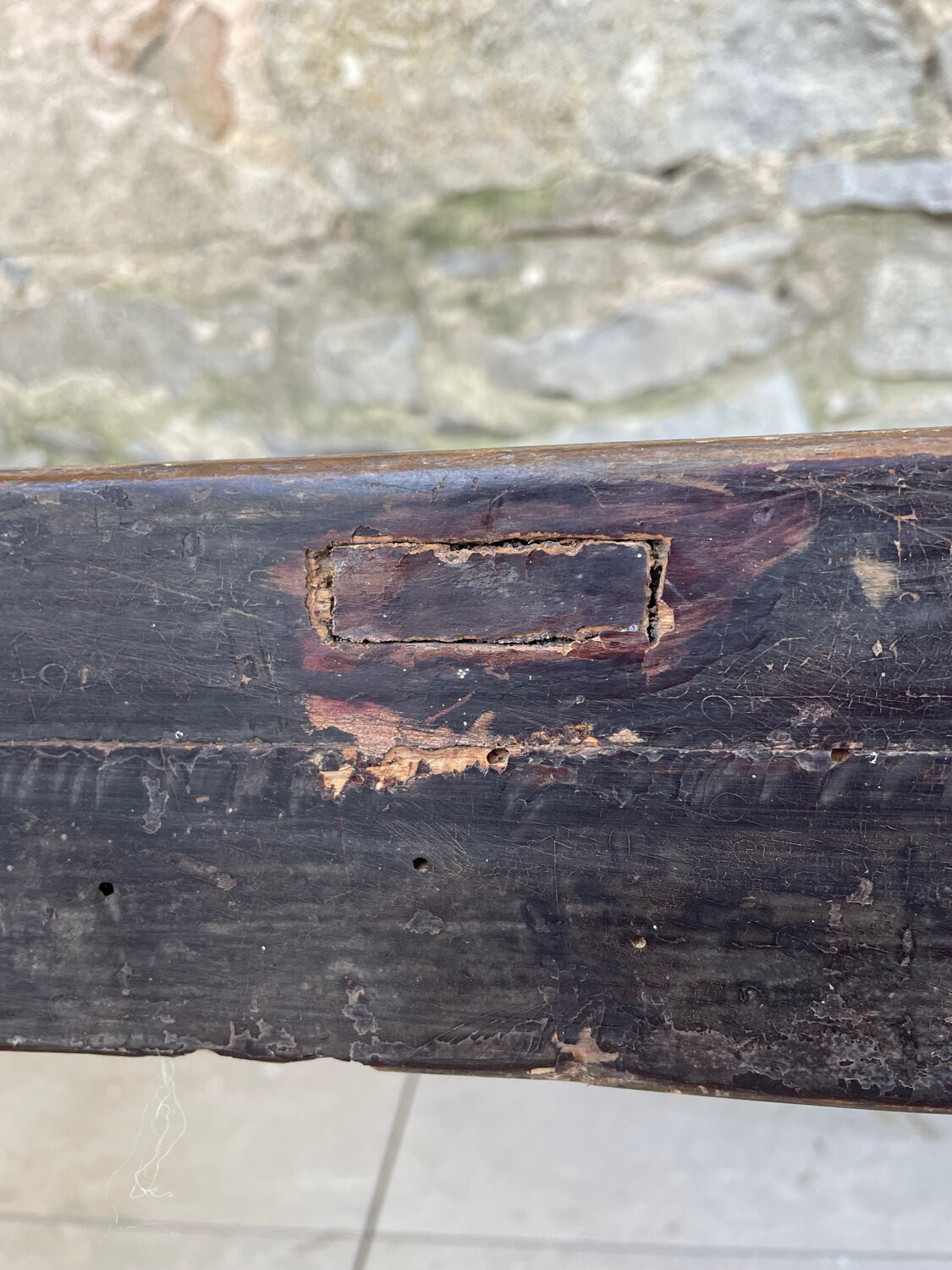 Asian coffee table from the late 18th century.