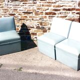 3 vintage modular armchairs from the 50s