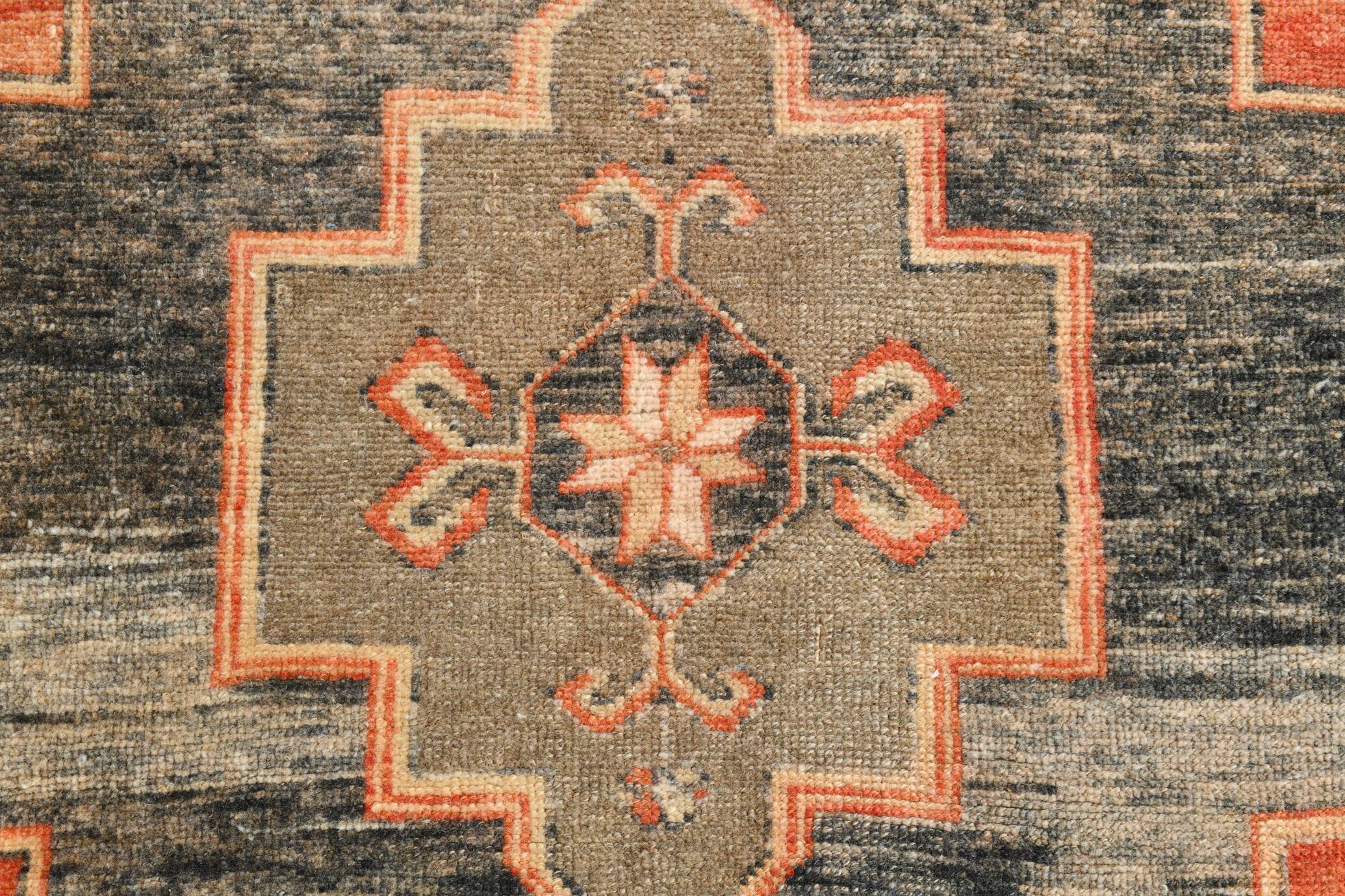 3x12 Turkish Vintage Runner, Boho Hallway Rug, 83x350 Cm