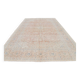 9x13 Blush Pink Vintage Persian Rug, Handmade Luxury Decor, 283x408 Cm