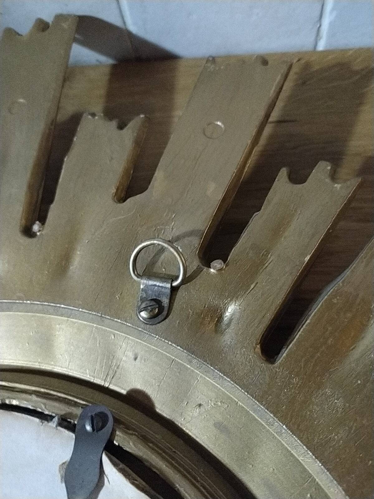 Sun mirror from the 50s/60s. Witch's Eye. 60 cm.