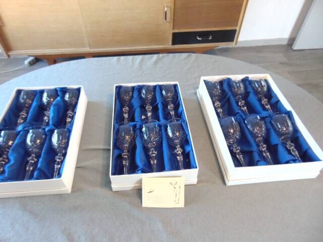 Service de 18 verres en cristal de Lorraine