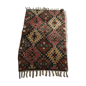 Ethnic-style wool rug - 125 x 85cm