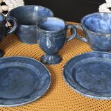 Service à café céramique de grignan signé