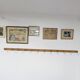 Wall-mounted coat rack with 12 hooks