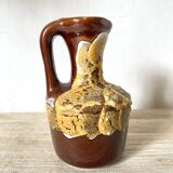 Cruche en céramique Fat Lava années 60-70