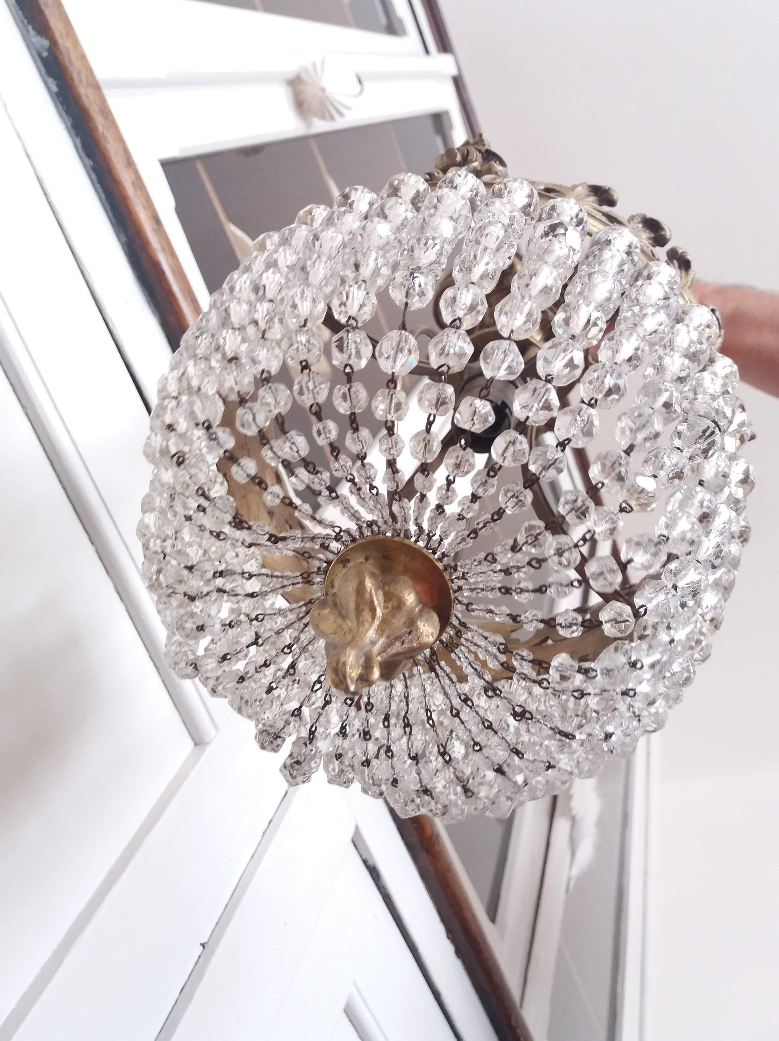 Small chandelier with stamps