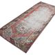 3x9 Rug For Hallway Antique Red Vintage Runner Rug, 102x261Cm SK 3931