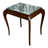 Louis XV solid wood mirrored coffee table