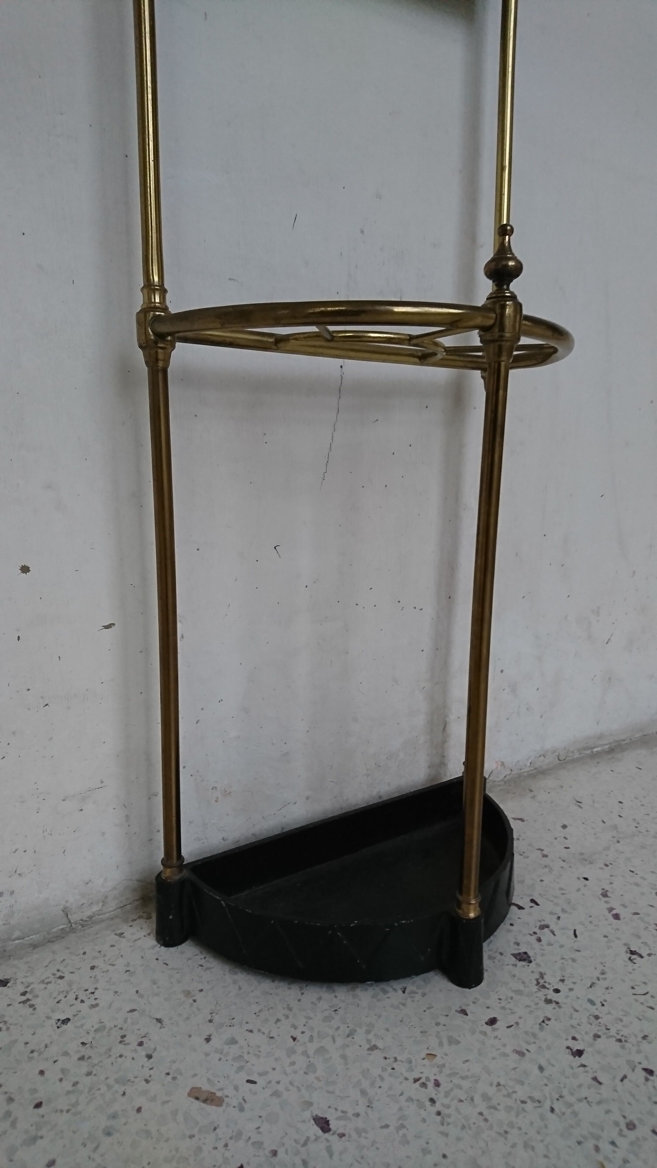 Coat rack and umbrella