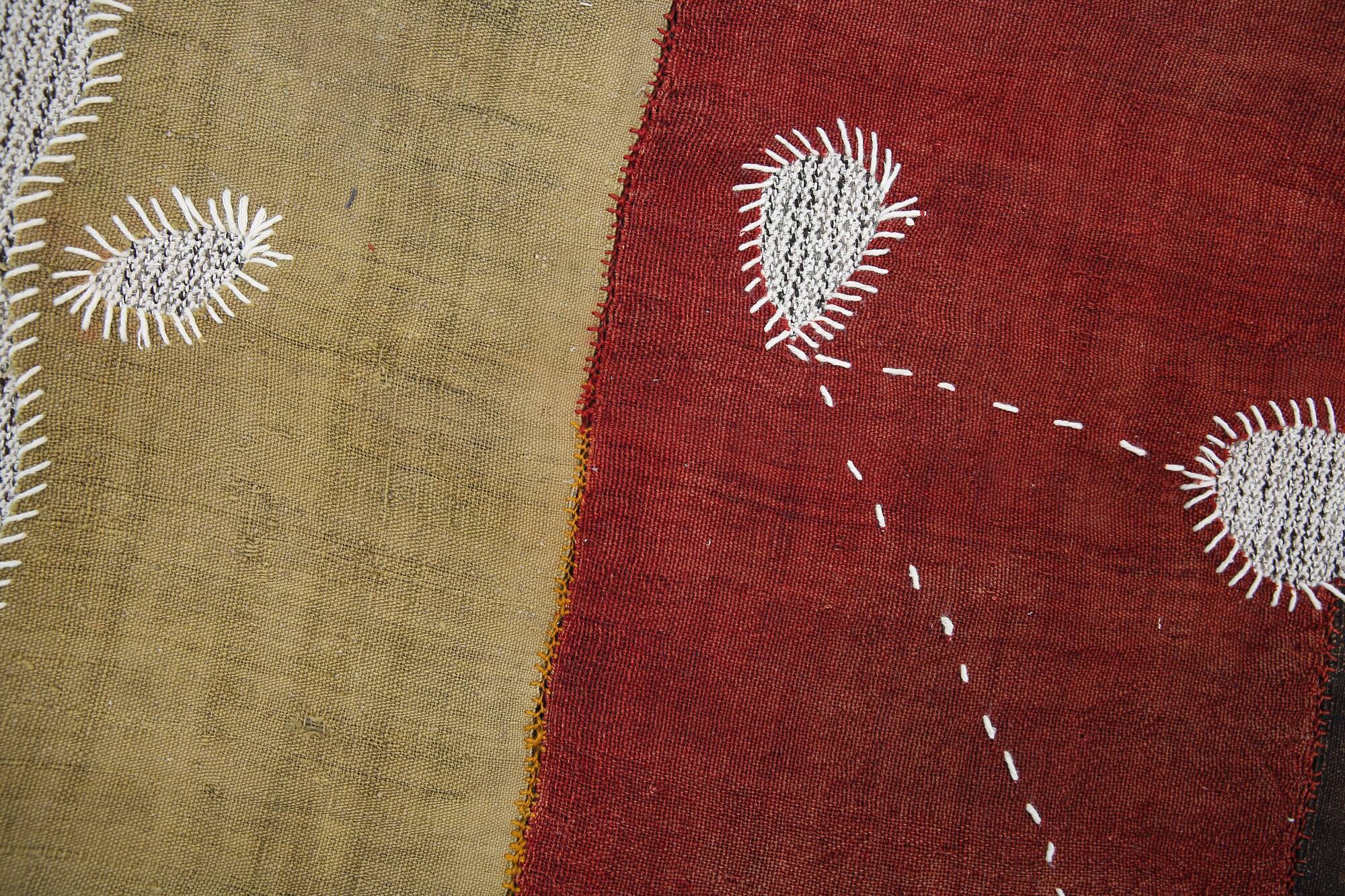 Tapisserie Murale Textile Vintage, Tenture Design, Art Textile, 88x106 Cm