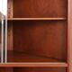 Vintage Danish teak corner cabinet with display case, 1960s