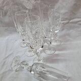 7 Villeroy & Boch crystal Champagne flutes