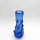 Vase Jan Beránek Chribska Art Glass Blue 27cm 1.68kg Mid-Century