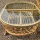 70s rattan lounge
