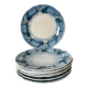 Rare dessert plates Terre de Fer Choisy le Roi, birds.