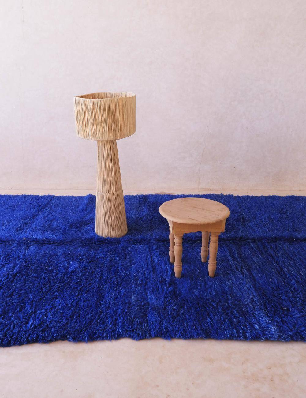 Vintage Majorelle Blue Rug - 336 x 203 cm
