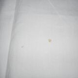 Embroidered linen sheet