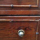 Commode en pitchpin fin XIXème