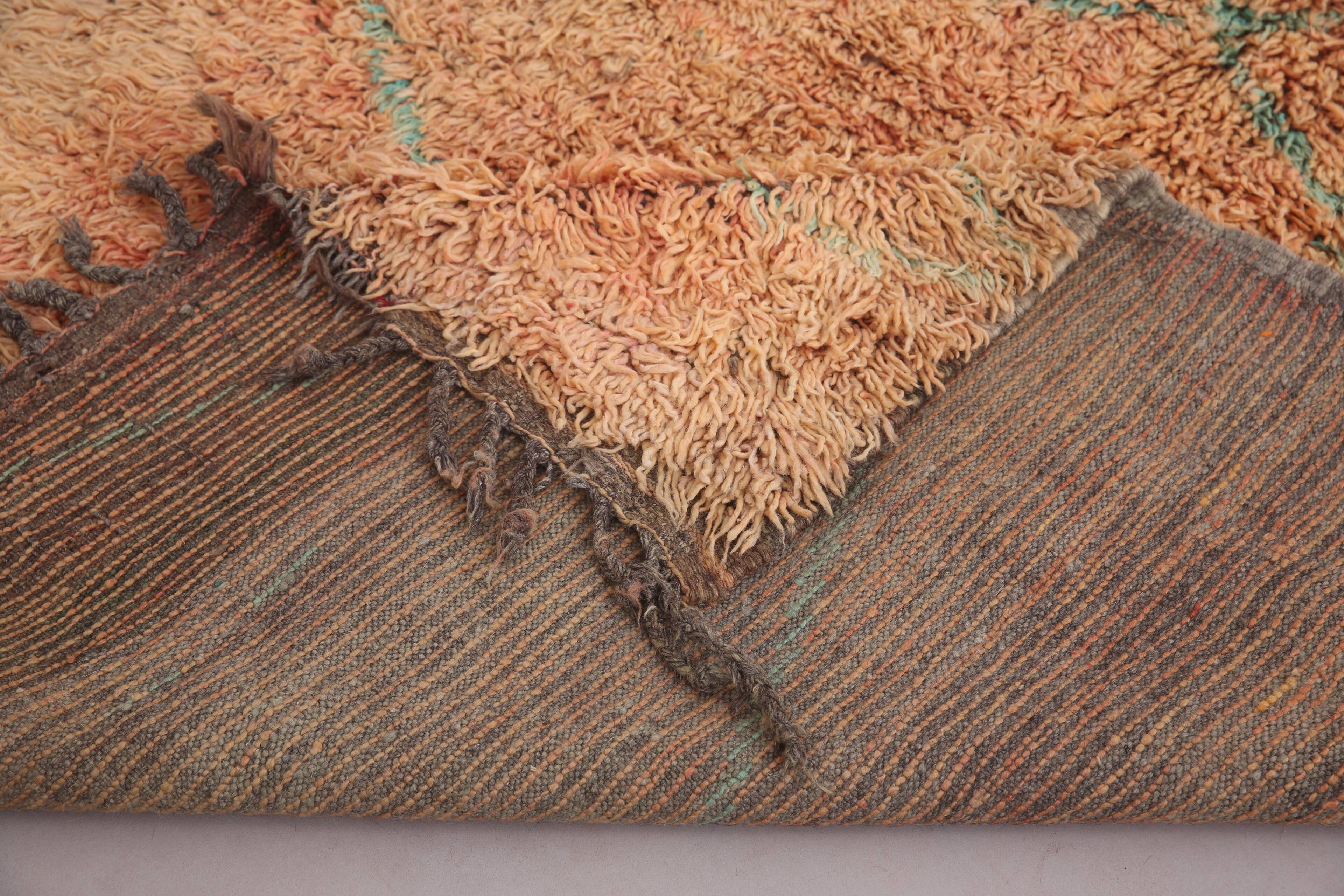 Authentic Boujaad Rug Morocco 180 x 362 cm – Vintage Handmade Wool Piece