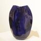 Important blue glazed ceramic vase signed by Max Idlasflag