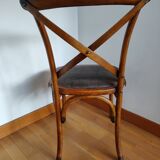 Set of 4 wooden bistro chairs