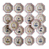 18 Henriot Quimper plates