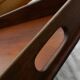 Scandinavian style teak or mahogany serving tray from the early 20th century.
