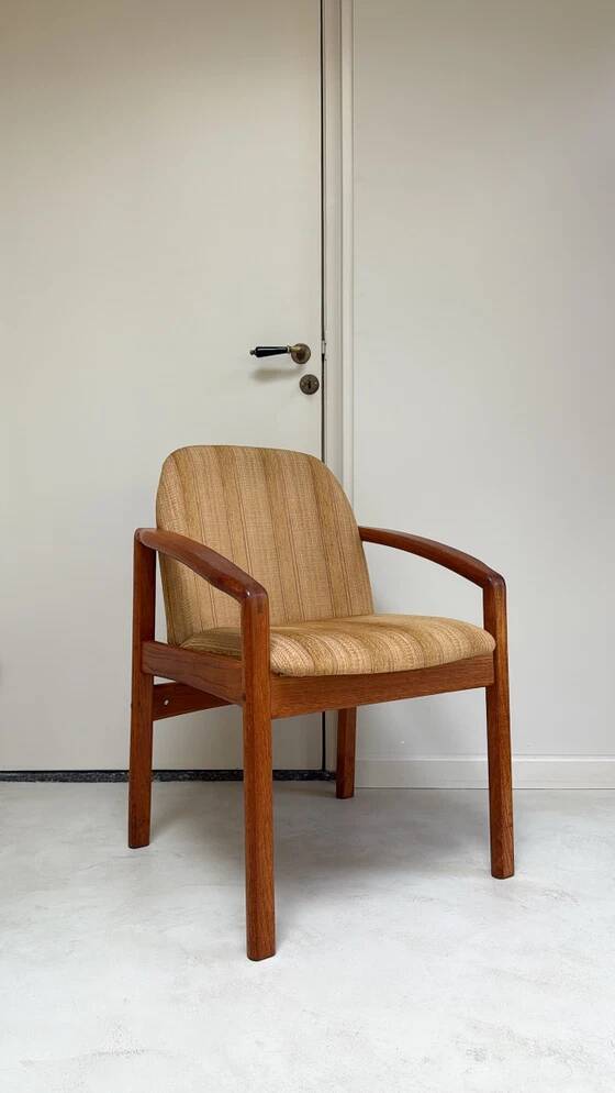 Vintage Danish solid teak wooden chair