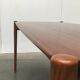 Mid-Century German coffee table series 400 in teak by Hartmut Lohmeyer for Wilkhahn, 1950s.