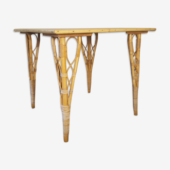 Rattan table 1960