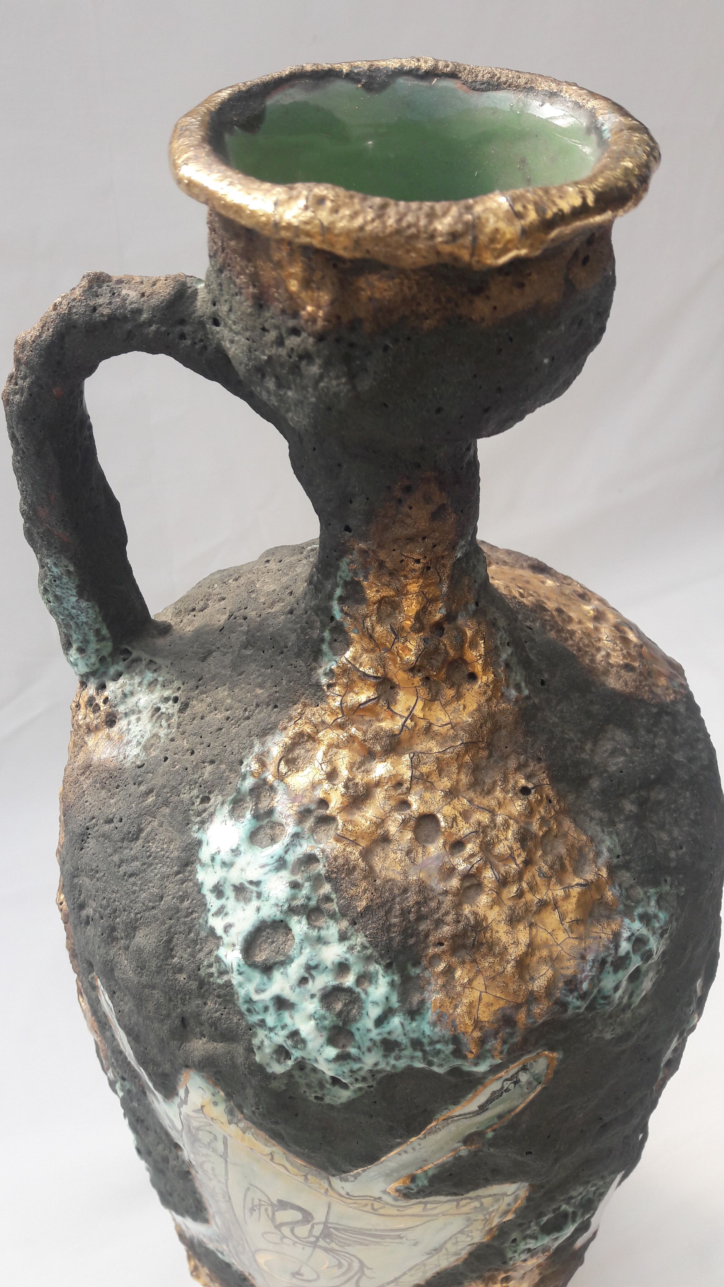 Vase céramique Italie 50's