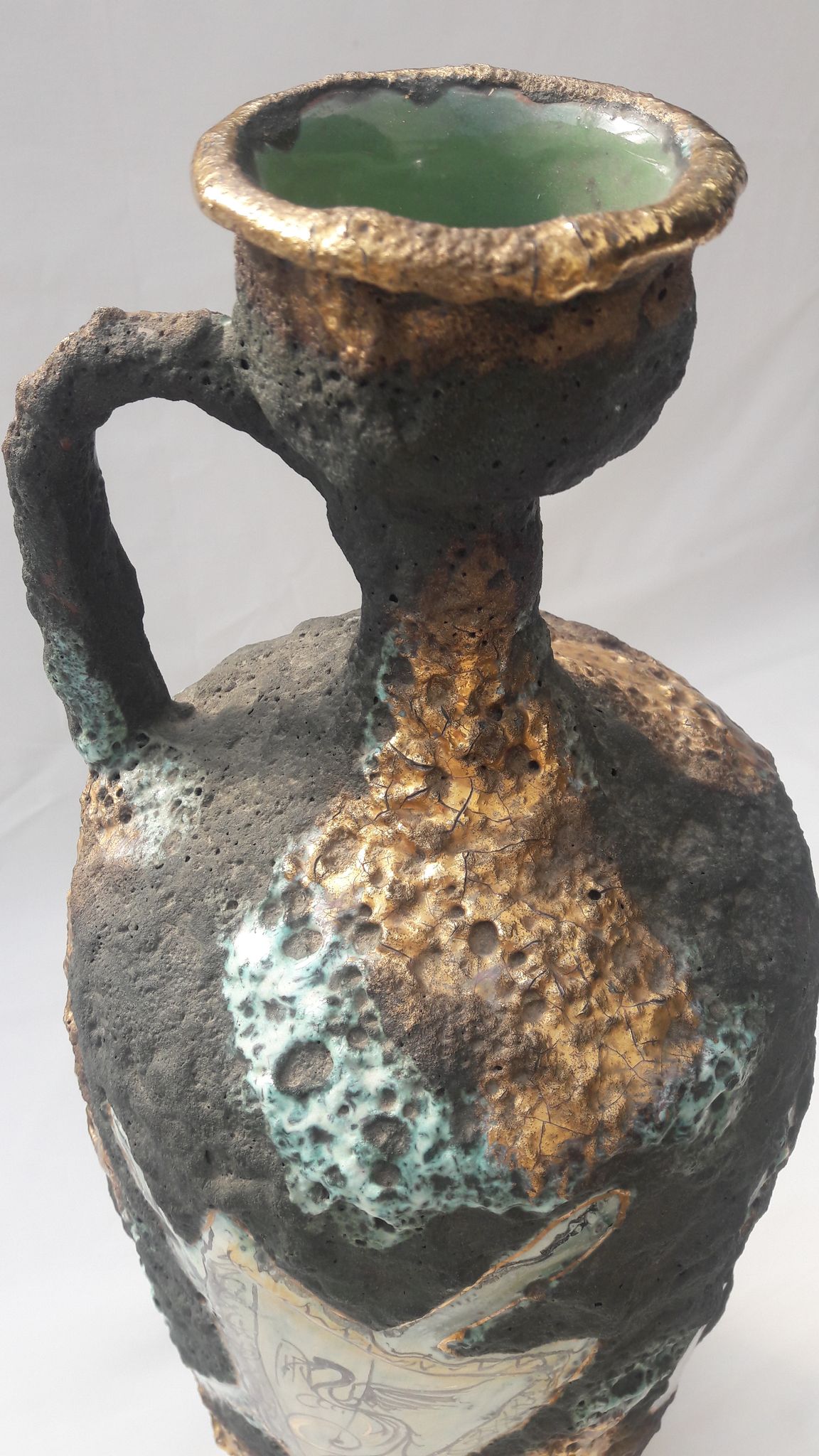 Ceramic vase Italy 50's