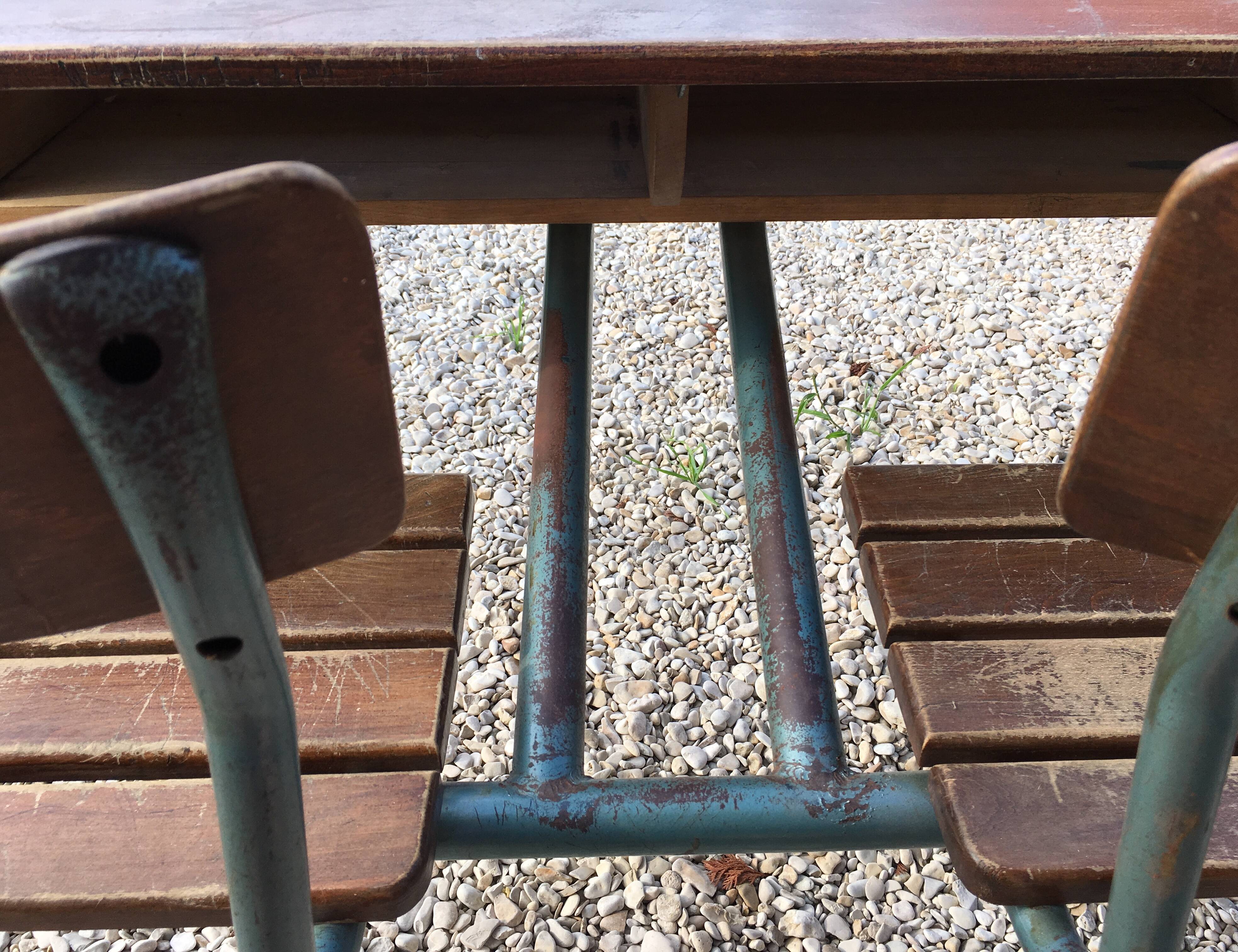 Vintage double desk