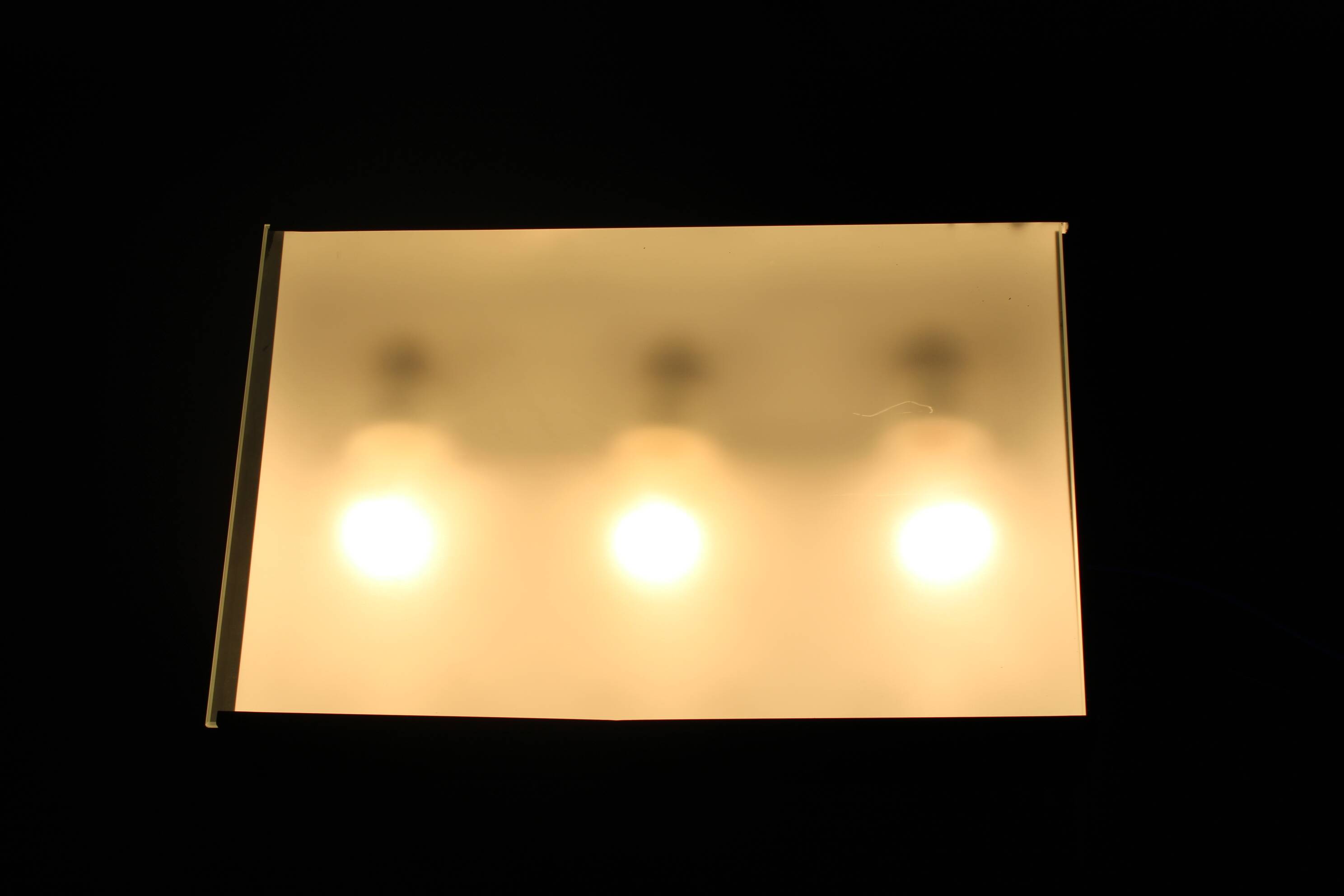 1970s Flush Mount or Wall Lamp by Kamenicky Senov, Czechoslovakia