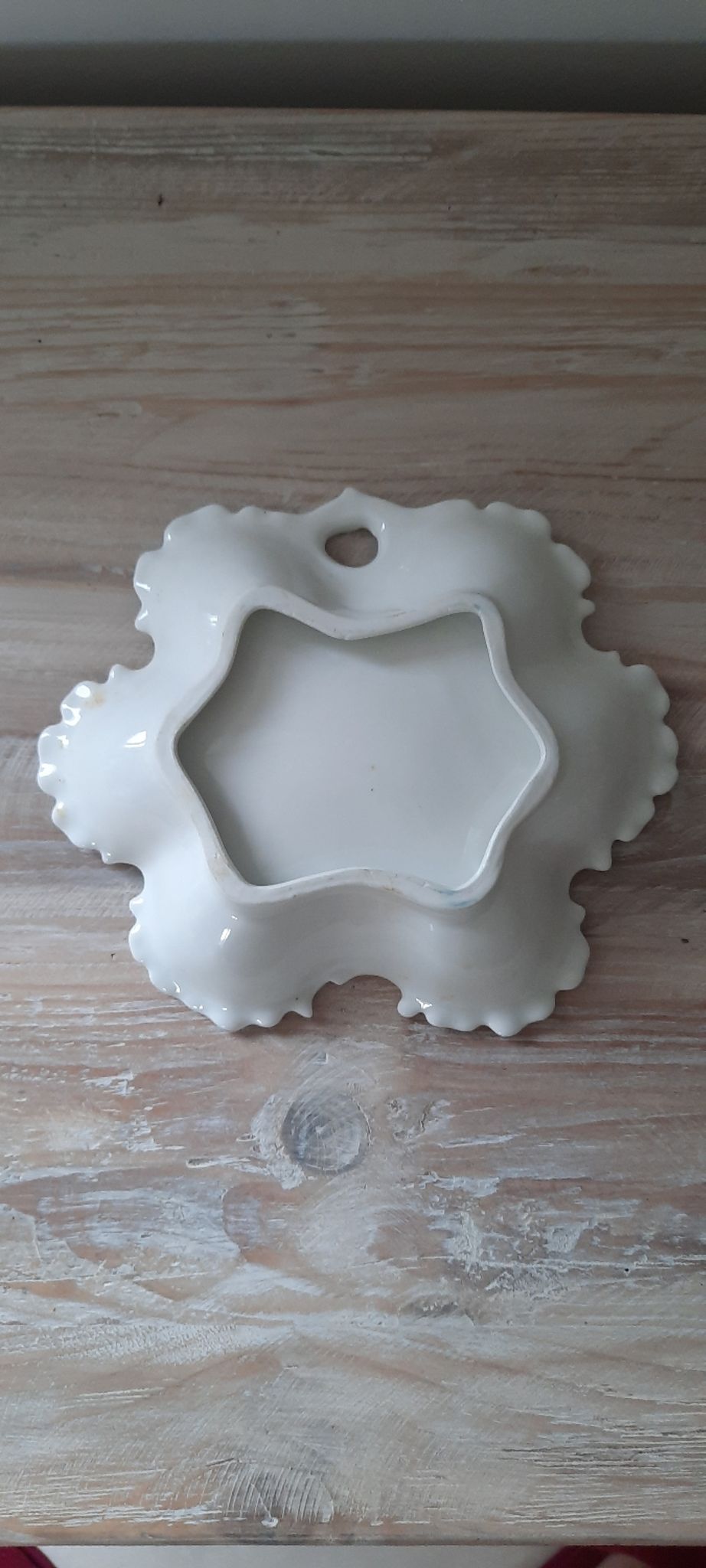 White porcelain platter