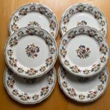 Glen - set of 6 flat plates gien moustiers