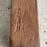 Mini Asian teak side stool blonde