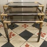 Set of 3 80s nesting tables