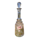Carafe a liqueur peint et emaille a decor de roses art de la table deco