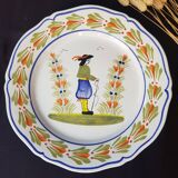 Henriot Quimper plate