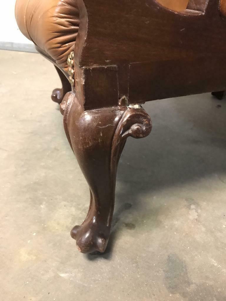 Fauteuil chesterfield vintage monoplace chaise