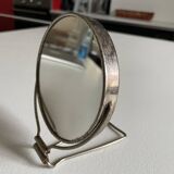 Round barber mirror