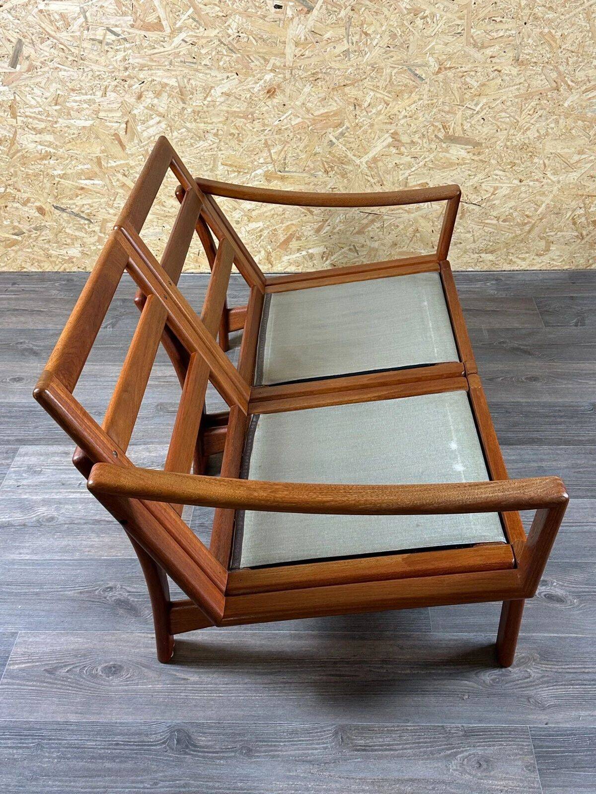 1960s/70s Teak 2-seater sofa by Glostrup Møbelfabrik Denmark Design