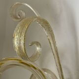 Vintage Murano glass wall lamp