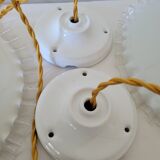 Duo of serrated opaline suspensions