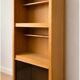 Living room shelf, bookcase with display cabinet by Guillerme and Chambron 1960