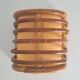 Pair of vintage bamboo sconces