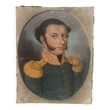 Portrait of an officer - German School, circa 1820